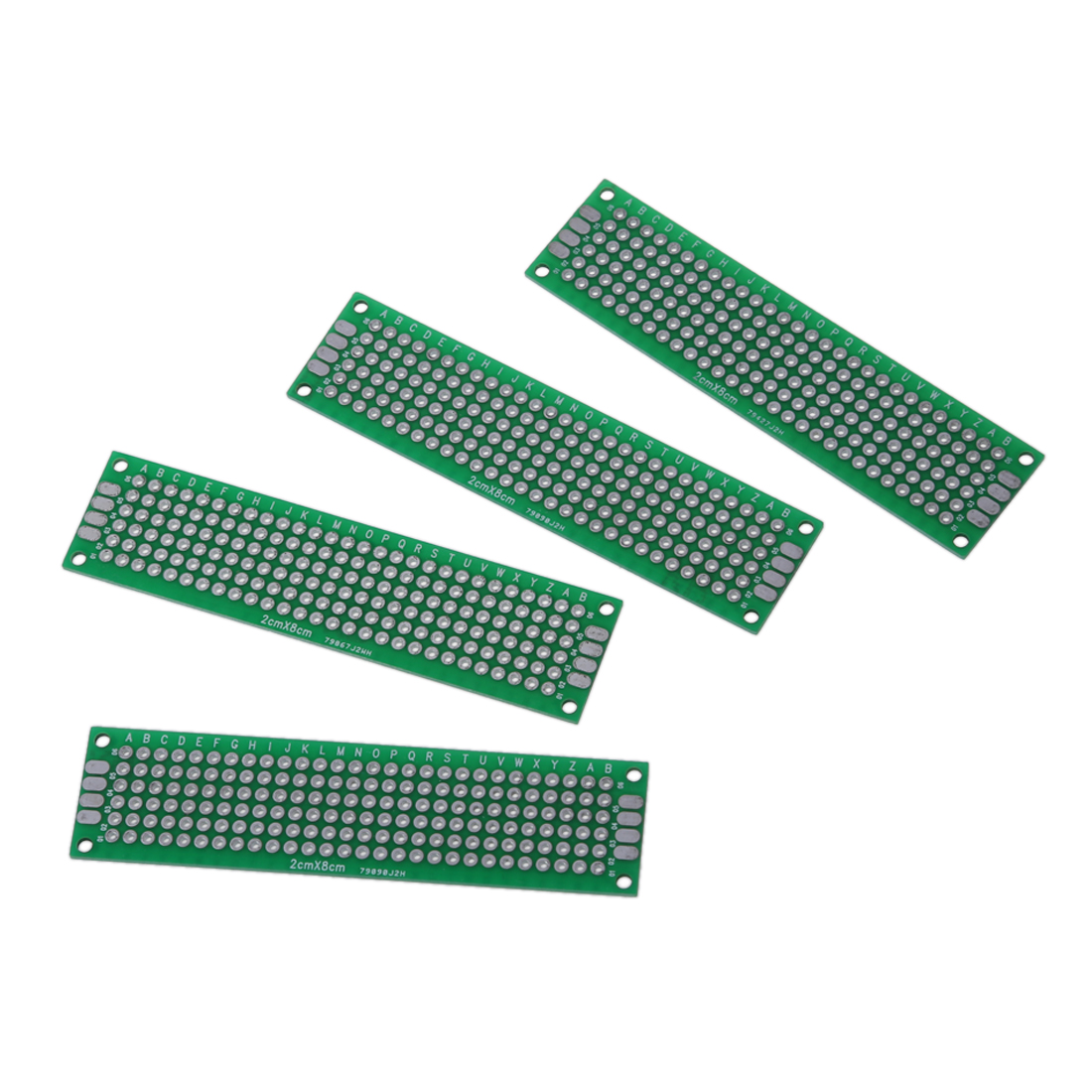 Pcb Prototyping Board - ABSK-4Pcs Double-Side Prototype FR-4 PCB Stripboard