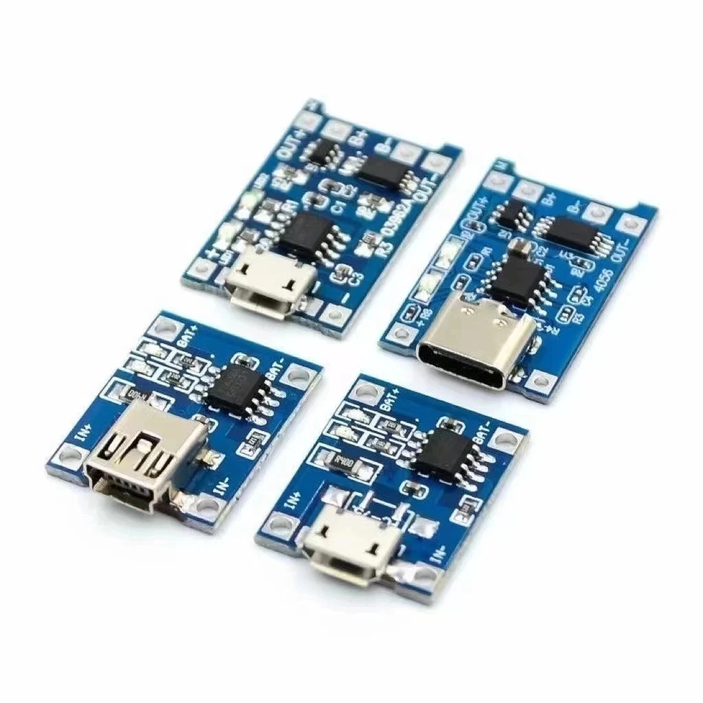 Li Ion Charger Module - 1-20Pcs Type-C/Micro/Mini USB 5V 1A 18650