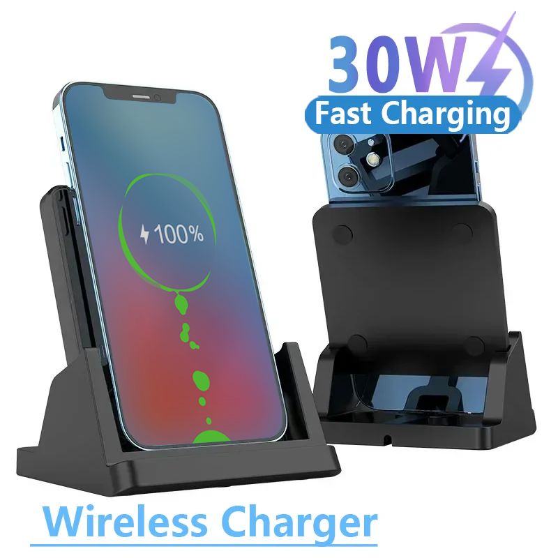 Micro Usb Cable - 30W Wireless Charger Pad Stand Desktop