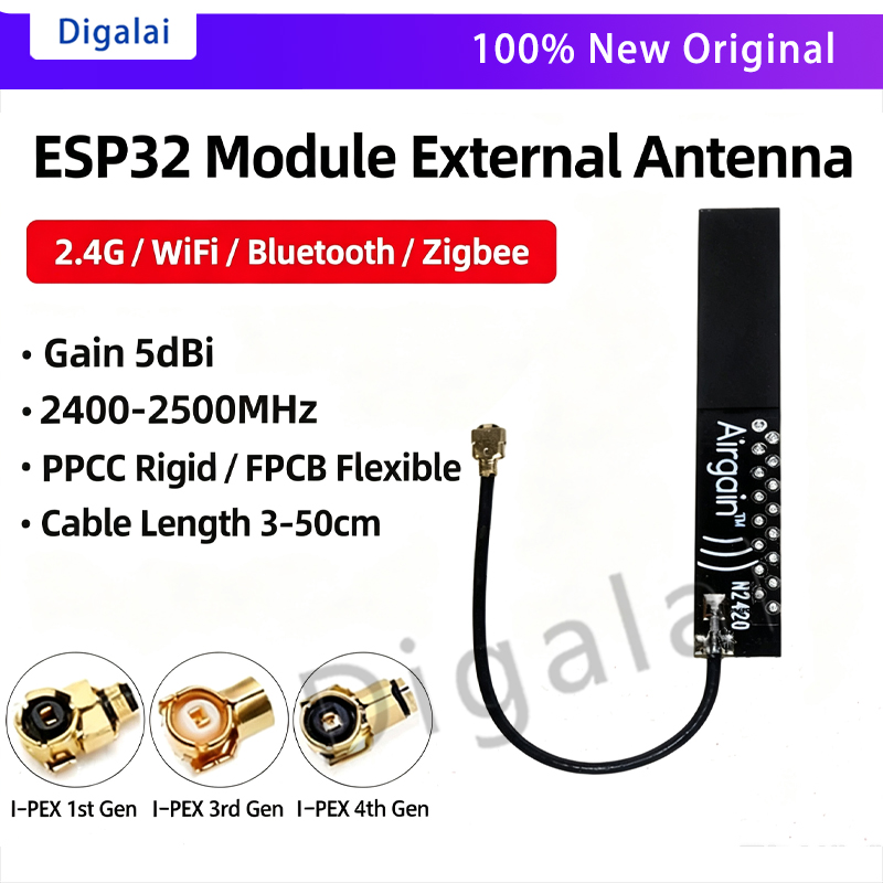 Ipex Connector - ESP32 Antenna 2.4GHz WiFi Bluetooth with
