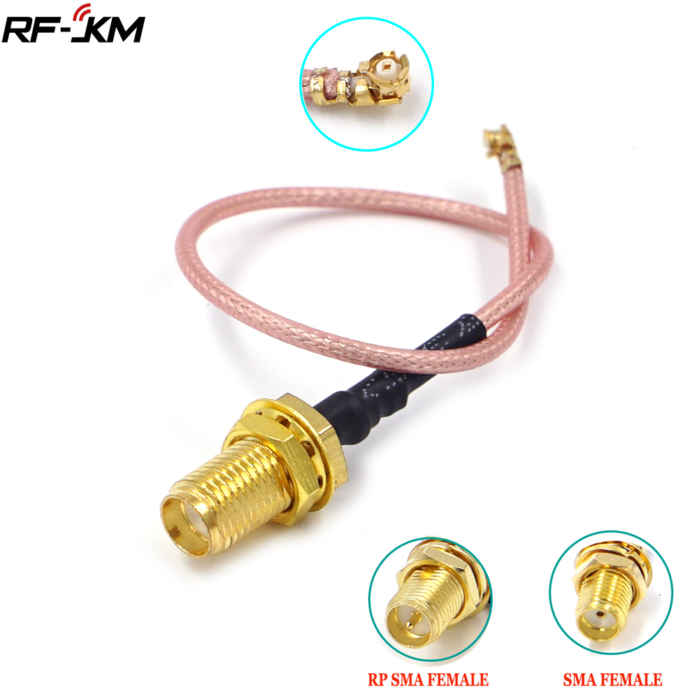 Ipex Connector - U.FL to RP-SMA SMA Female Male