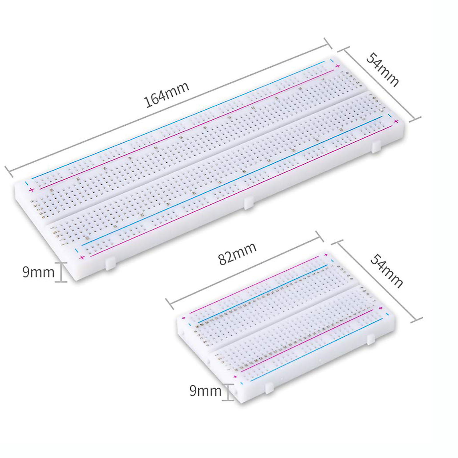 4pcs 400/830 Points Breadboard - Breadboard 400 Point ulasan dan harga