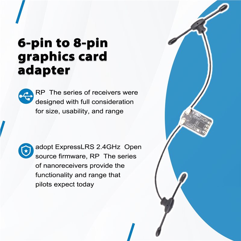 BEDW-RP3 Dual Antenna Receiver - Antenna 2.4Ghz ulasan dan harga