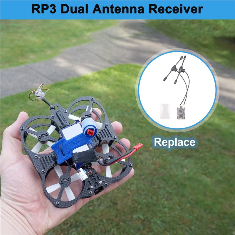 BEDW-RP3 Dual Antenna Receiver - Antenna 2.4Ghz ulasan dan harga