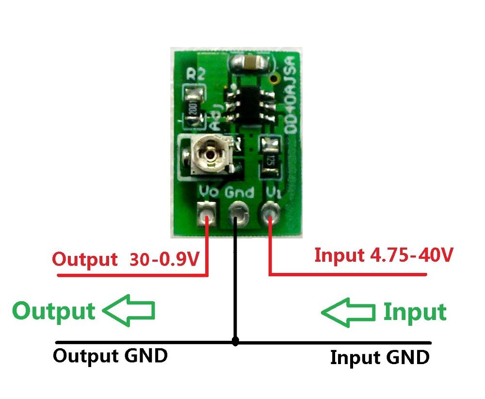 DD40AJSB 5W Mini DC Step Down  - Ams1117 Module ulasan dan harga