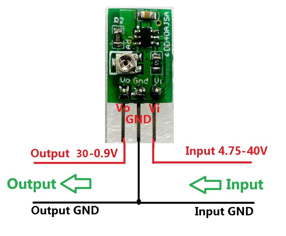 DD40AJSB 5W Mini DC Step Down  - Ams1117 Module ulasan dan harga