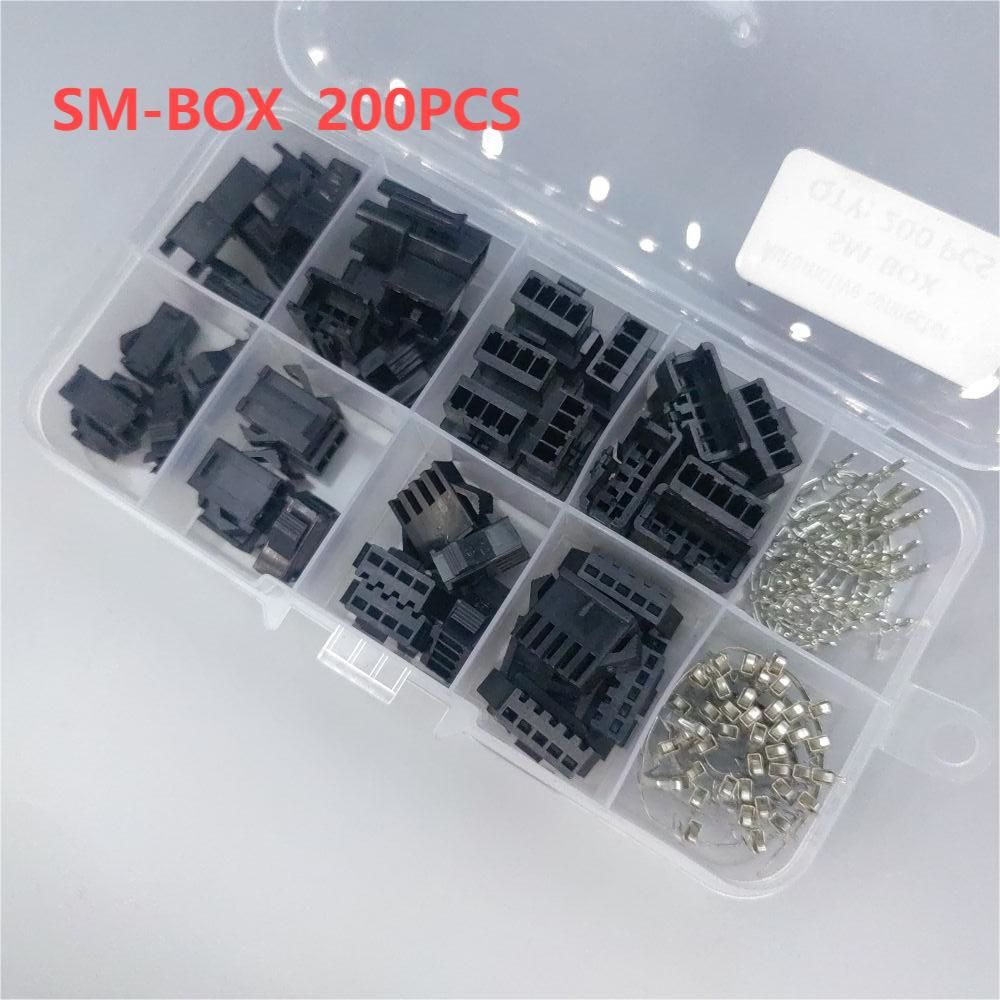 200Pcs/Box 2.54mm Pitch JST SM - Jumper Wire Kit ulasan dan harga