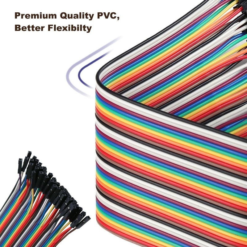 40Pin Dupont Cable Ribbon Jump - Jumper Wire Kit ulasan dan harga