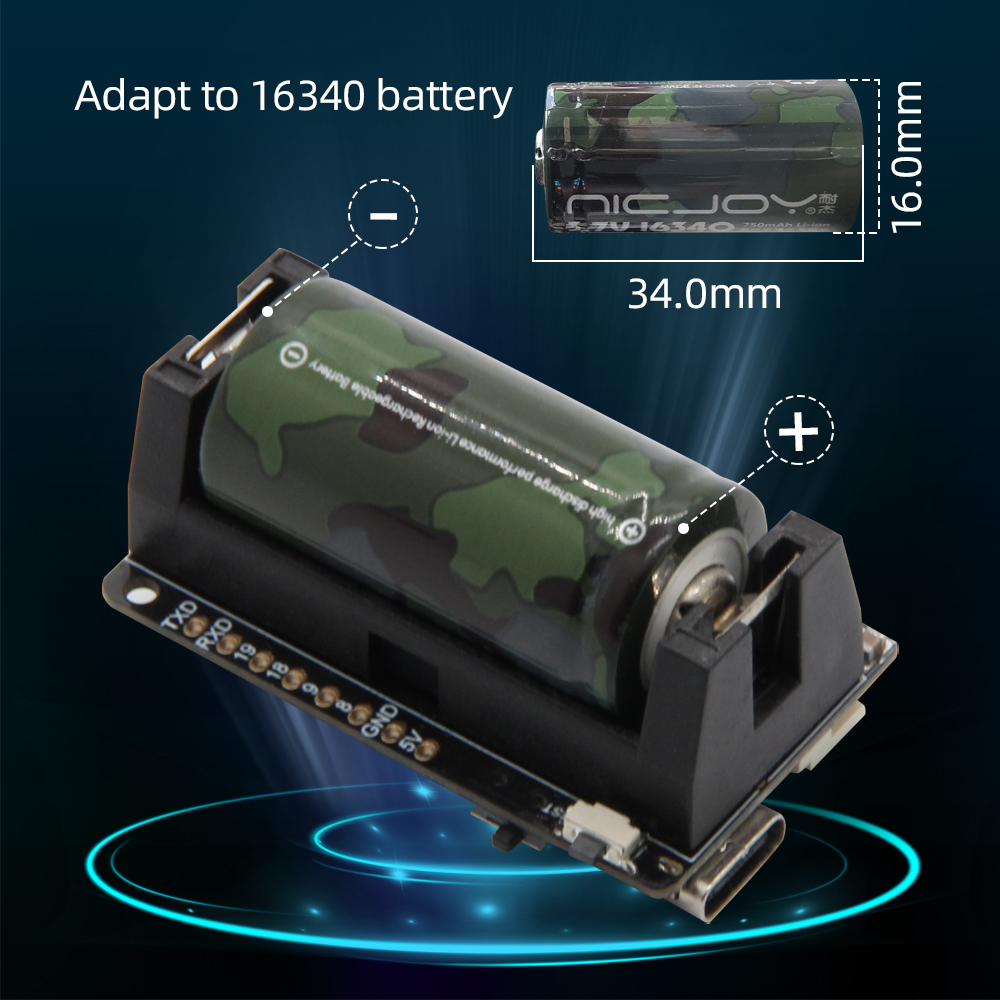 LILYGO® TTGO T-OI PLUS RISC-V  - Esp32 Battery Holder Lipo ulasan dan harga
