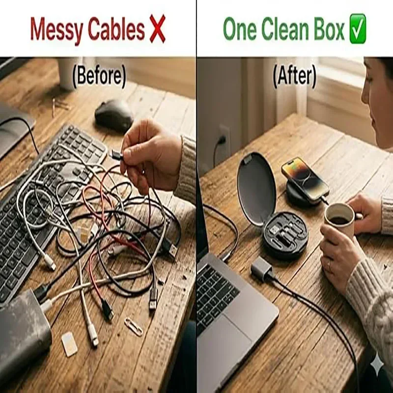 60W Fast Charging Cable Kit, B - Usb C Cable ulasan dan harga