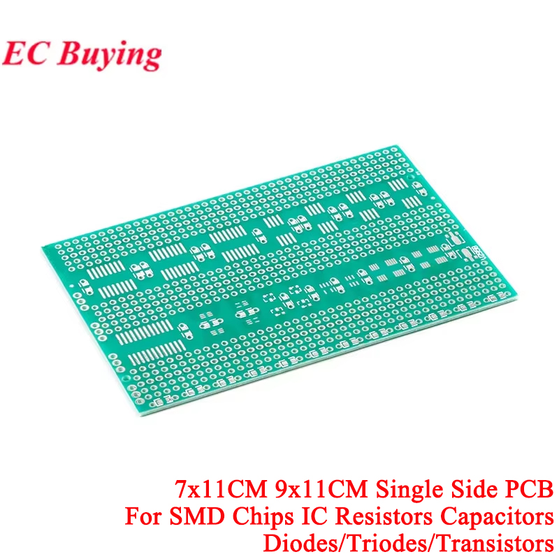 7x11cm 9x11CM Single Side SMD  - Pcb Prototyping Board ulasan dan harga
