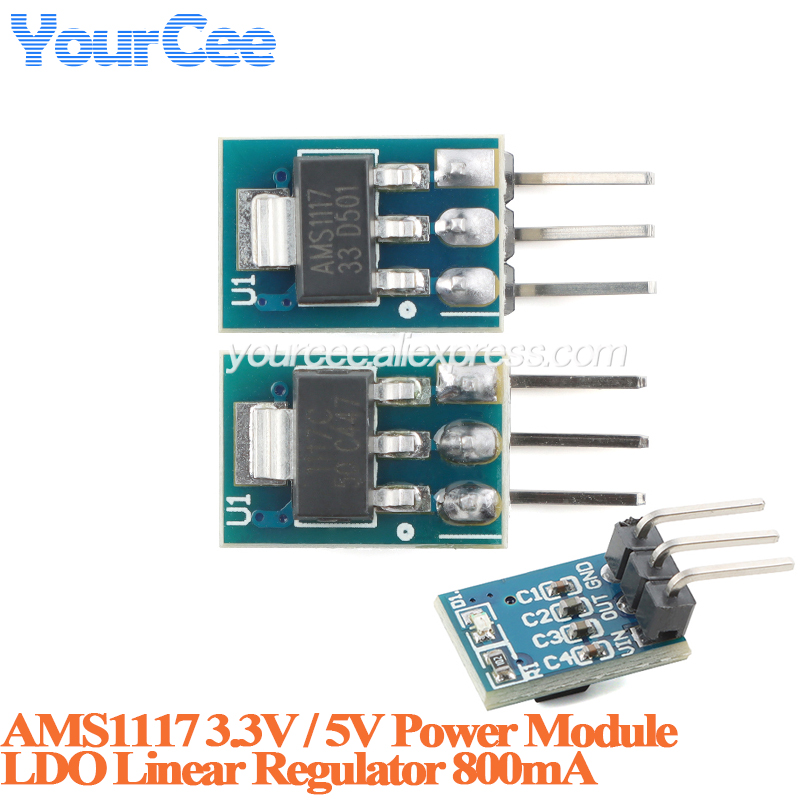 20pcs/1pc AMS1117 3.3V 5V Powe - Ams1117 Module ulasan dan harga