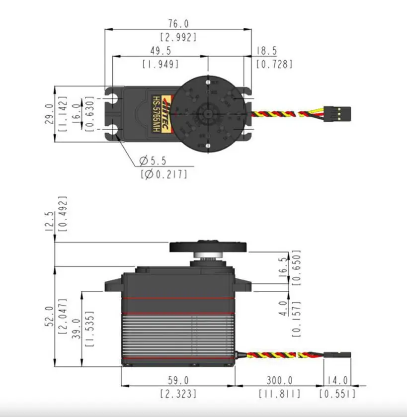 HS-5765MH High Voltage Program - Antenna 2.4Ghz ulasan dan harga