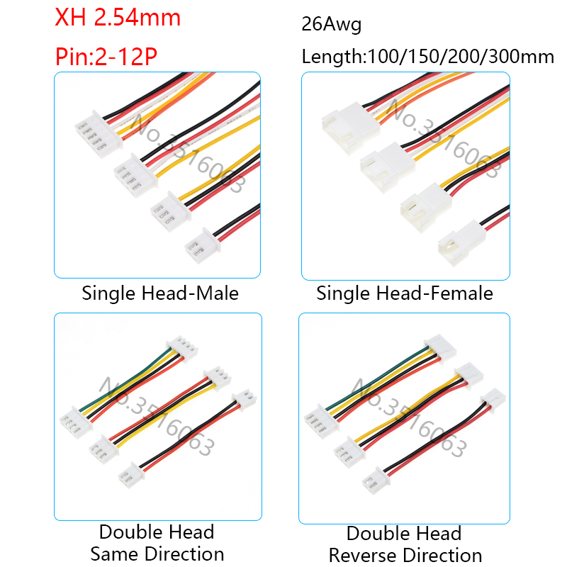 5/10Pcs XH-2.54mm Male/Female  - Jumper Wire Kit ulasan dan harga