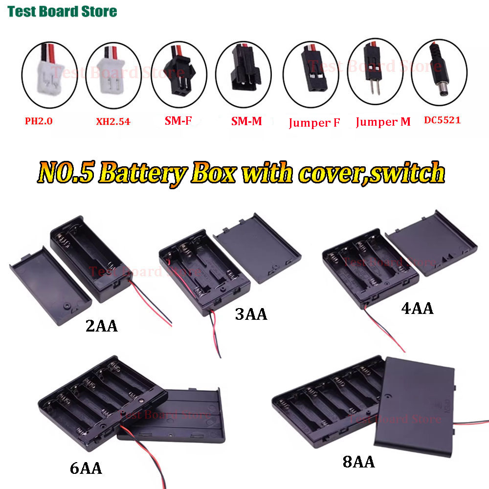 1pcs AA Battery Holder/Box In  - Jumper Wire Kit ulasan dan harga