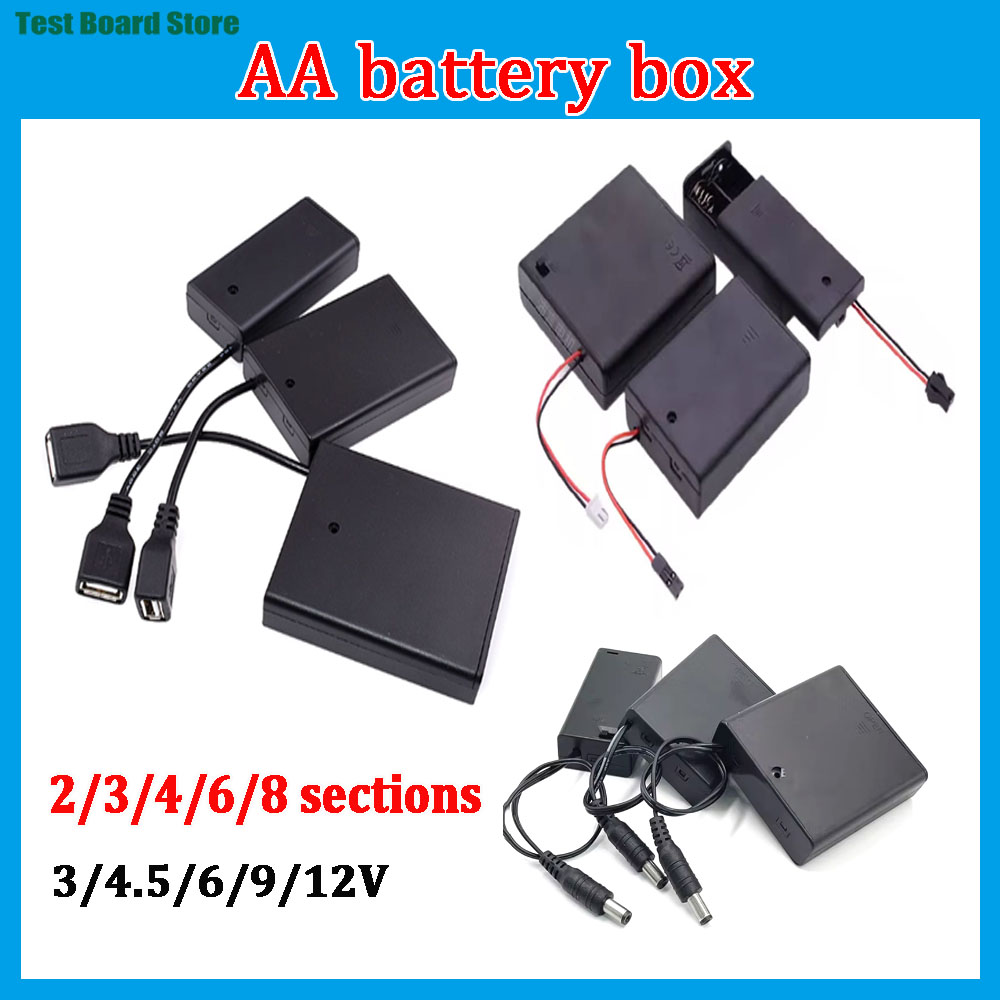 1pcs AA Battery Holder/Box In  - Jumper Wire Kit ulasan dan harga
