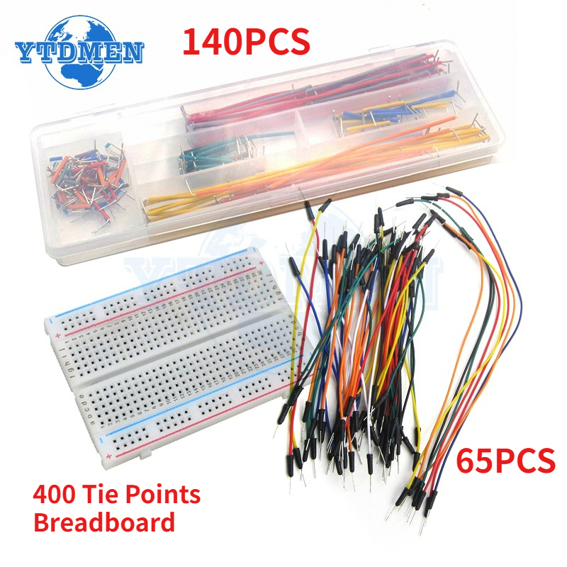 1/2 Sets Breadboards Jumper Wi - Breadboard 400 Point ulasan dan harga