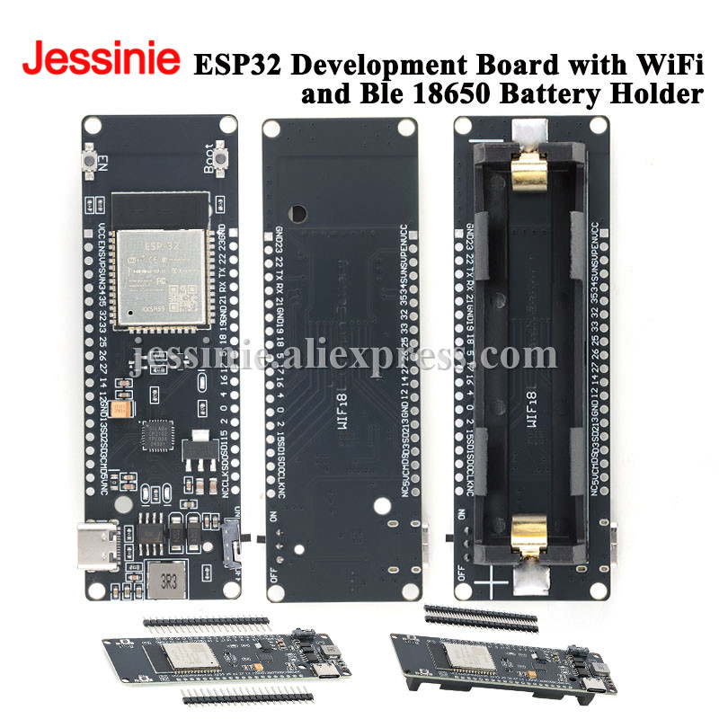 ESP32 Development Board with W - Esp32 Battery Holder Lipo ulasan dan harga