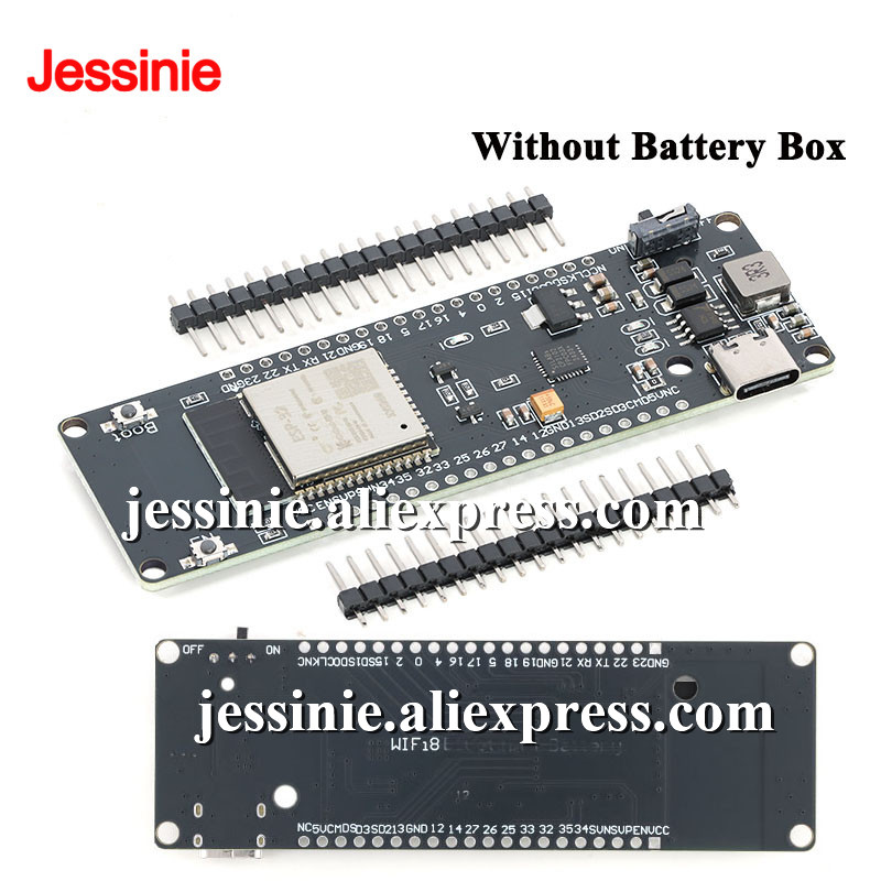 ESP32 Development Board with W - Esp32 Battery Holder Lipo ulasan dan harga