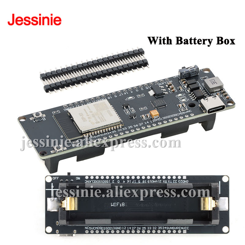 ESP32 Development Board with W - Esp32 Battery Holder Lipo ulasan dan harga