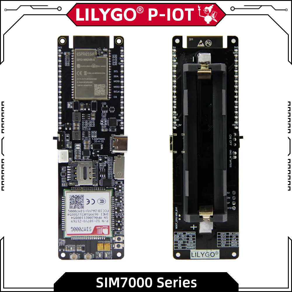 LILYGO® TTGO T-SIM7000G ESP32  - Esp32 Battery Holder Lipo ulasan dan harga