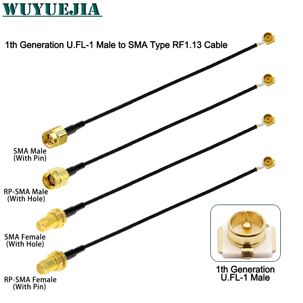 2Pcs SMA to U.F.L1 Line RP-SMA - Ipex Connector ulasan dan harga