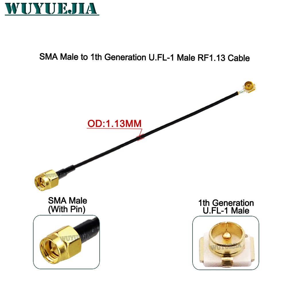 2Pcs SMA to U.F.L1 Line RP-SMA - Ipex Connector ulasan dan harga