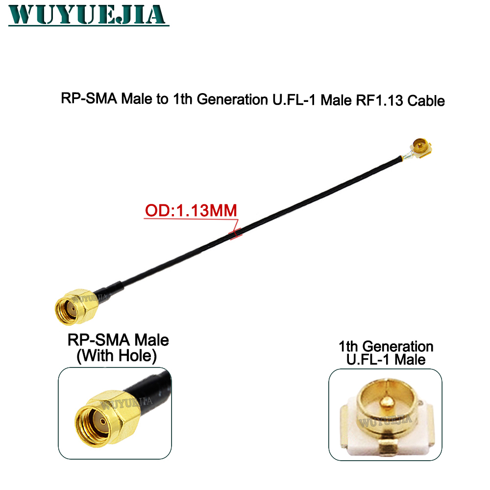 2Pcs SMA to U.F.L1 Line RP-SMA - Ipex Connector ulasan dan harga