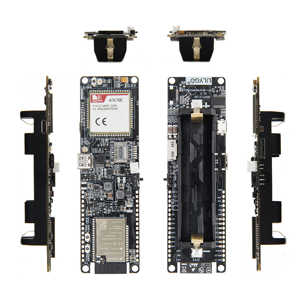 LILYGO T-A7670E ESP32 Developm - Esp32 Battery Holder Lipo ulasan dan harga