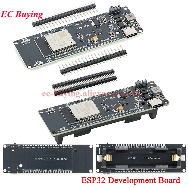 ESP32 Module Development Board - Esp32 Battery Holder Lipo ulasan dan harga