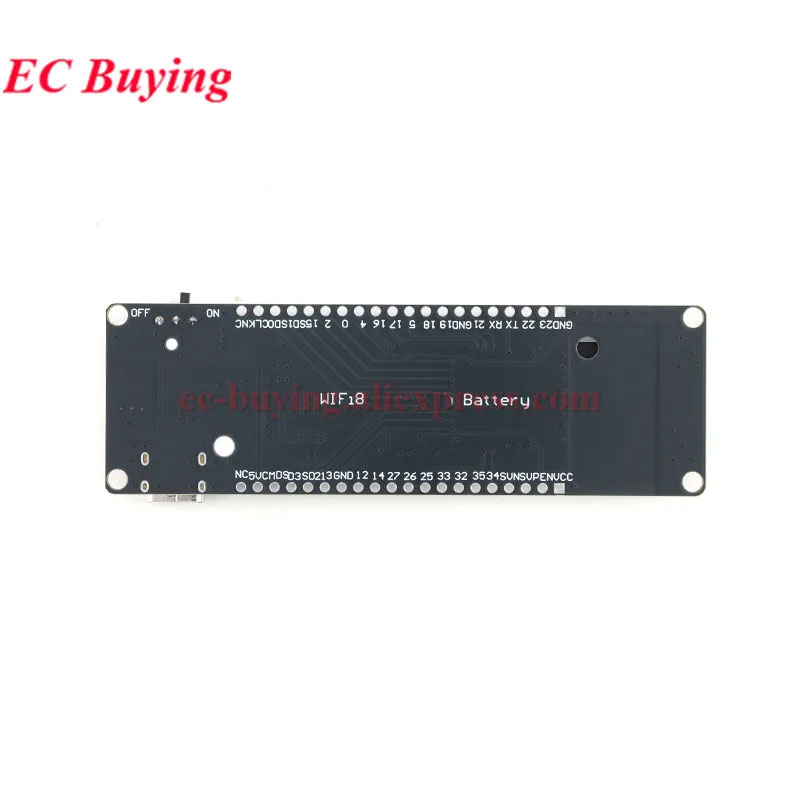ESP32 Module Development Board - Esp32 Battery Holder Lipo ulasan dan harga