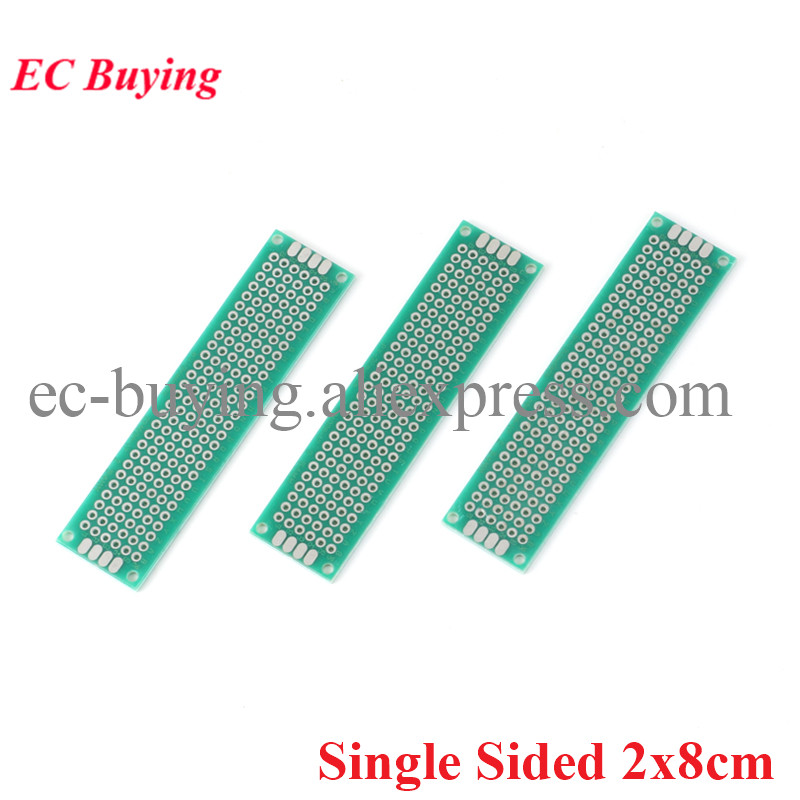 10pcs/lot 2x8cm Single Sided C - Pcb Prototyping Board ulasan dan harga