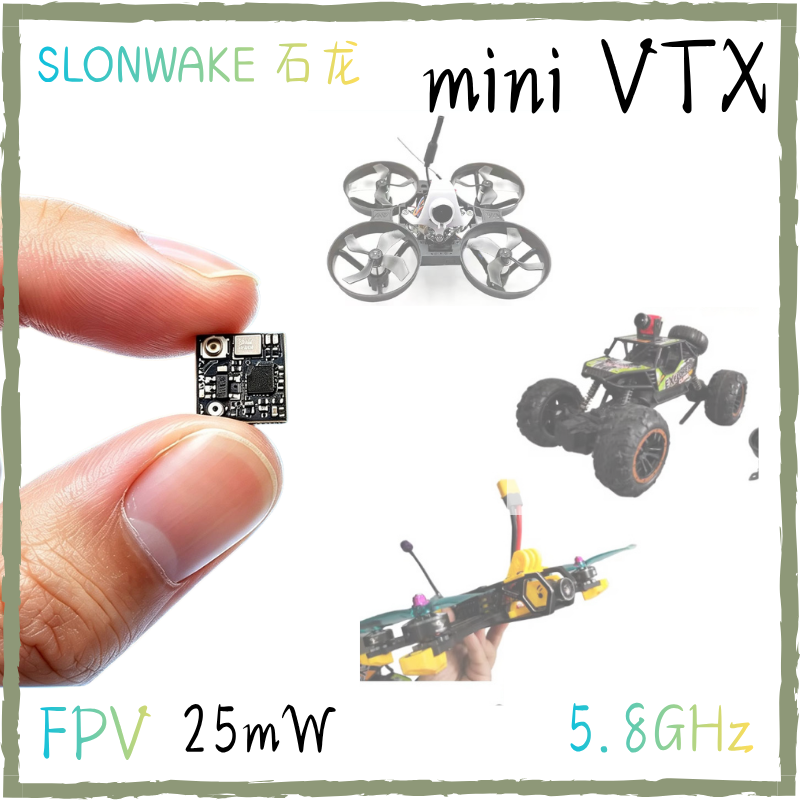 SLONWAKE 5.8G 25mW Tiny VTX 48 - Ipex Connector ulasan dan harga