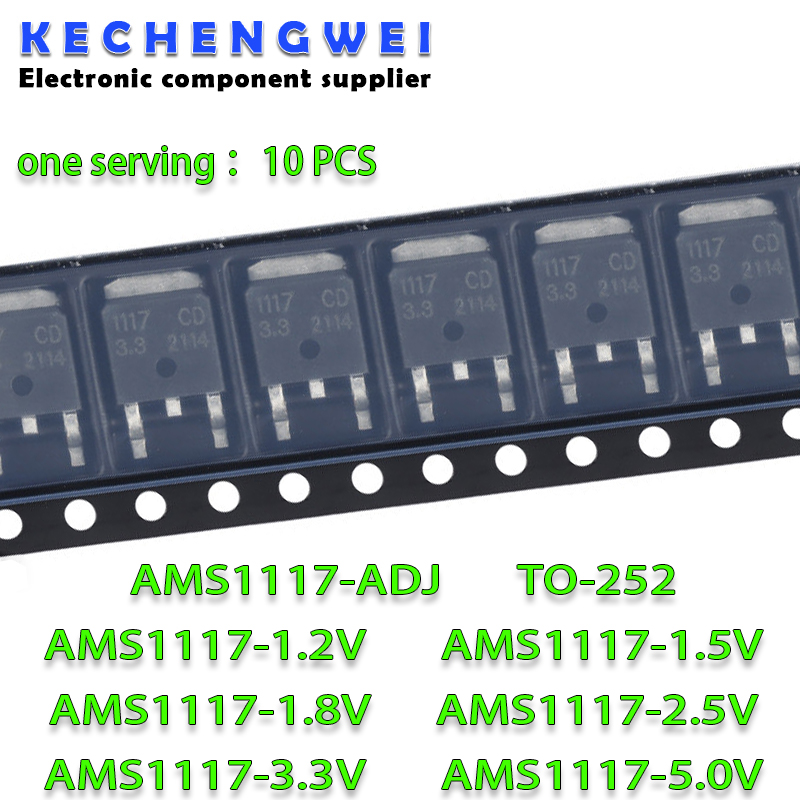 10PCS/Lot AMS1117CD-ADJ AMS111 - Ams1117 Module ulasan dan harga