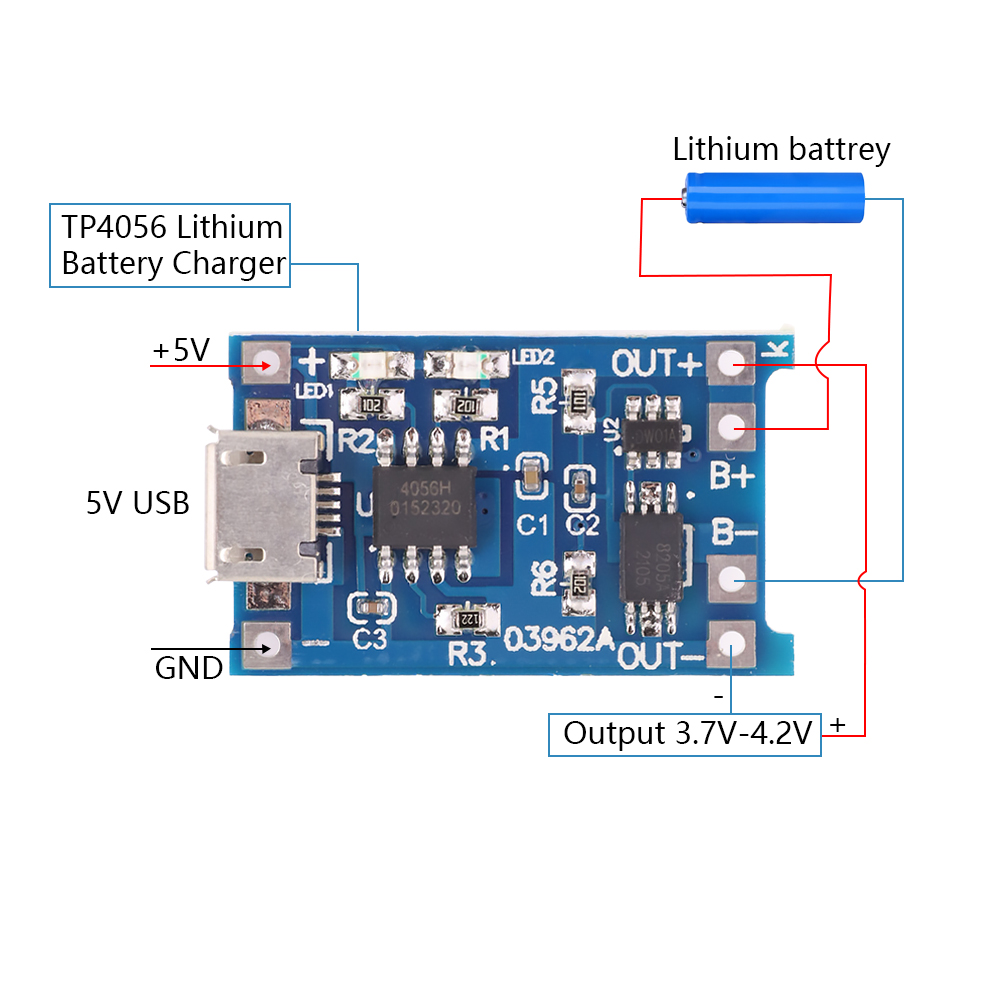 5/10PCS Type-c/Micro/Mini USB  - Tp4056 Module ulasan dan harga