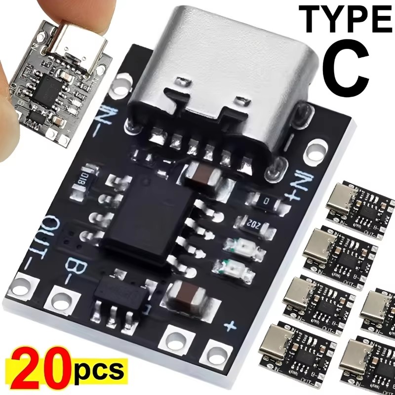 1/10/20PCS 3.7V Lithium Batter - Usb C Cable ulasan dan harga
