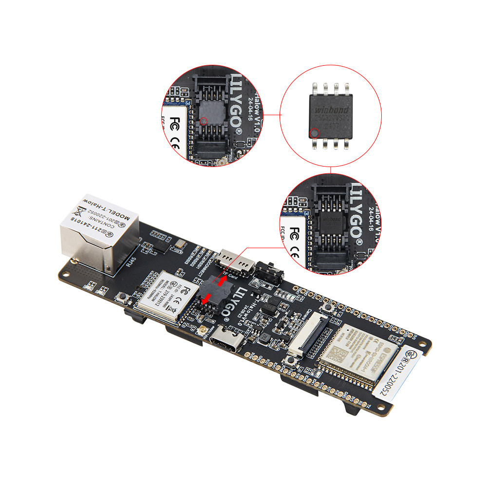 LILYGO T-Halow ESP32-S3 Develo - Esp32 Battery Holder Lipo ulasan dan harga