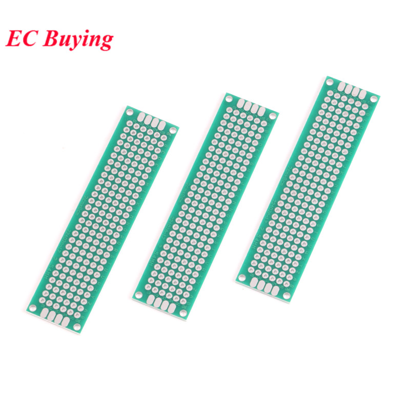 5pcs 2x8cm Double Side Prototy - Pcb Prototyping Board ulasan dan harga
