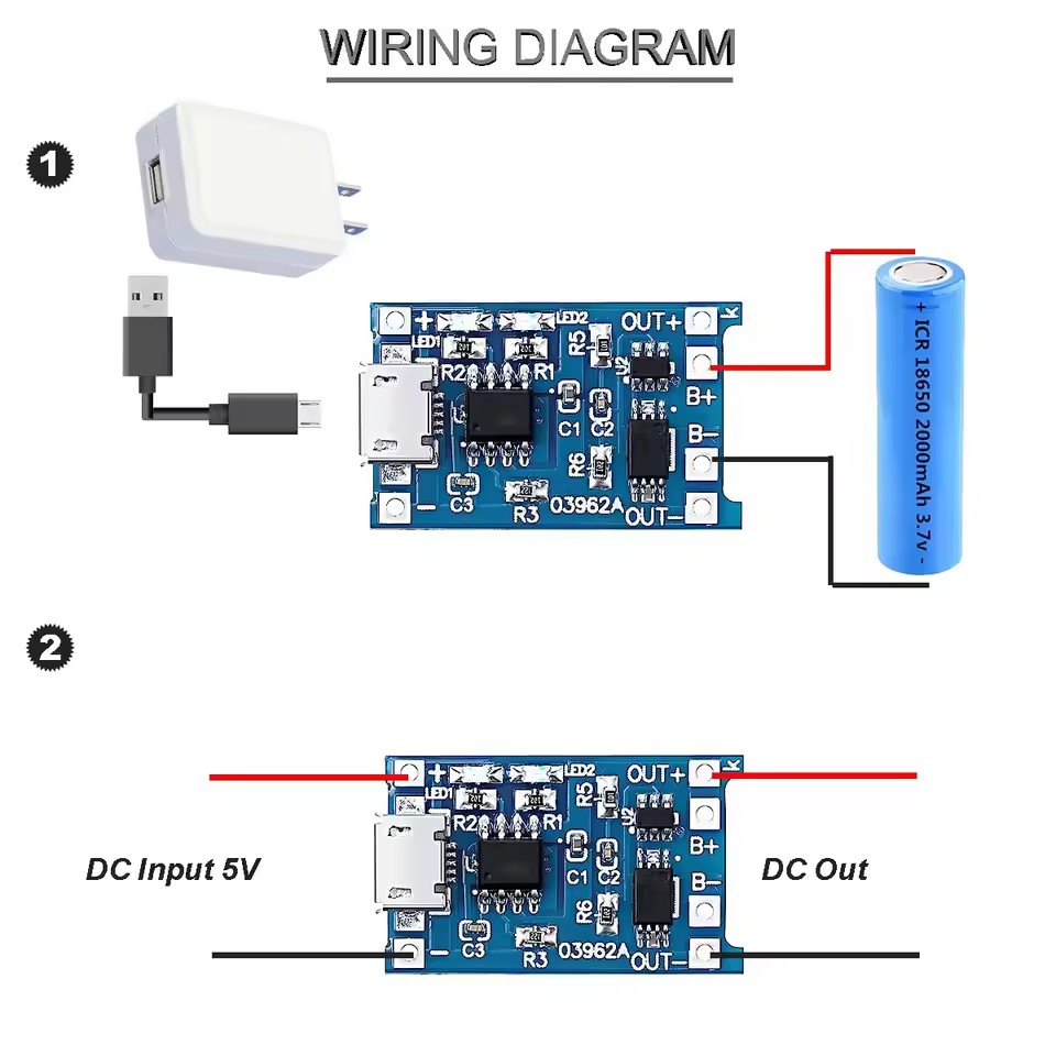 1-20Pcs Type-C/Micro/Mini USB  - Tp4056 Module ulasan dan harga