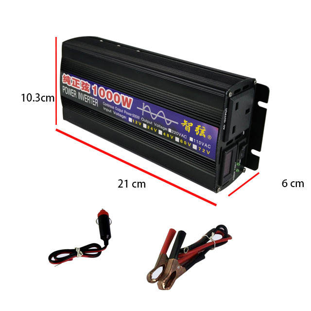 Pure Sine Wave Inverter 1000W  - Dc Dc Converter ulasan dan harga