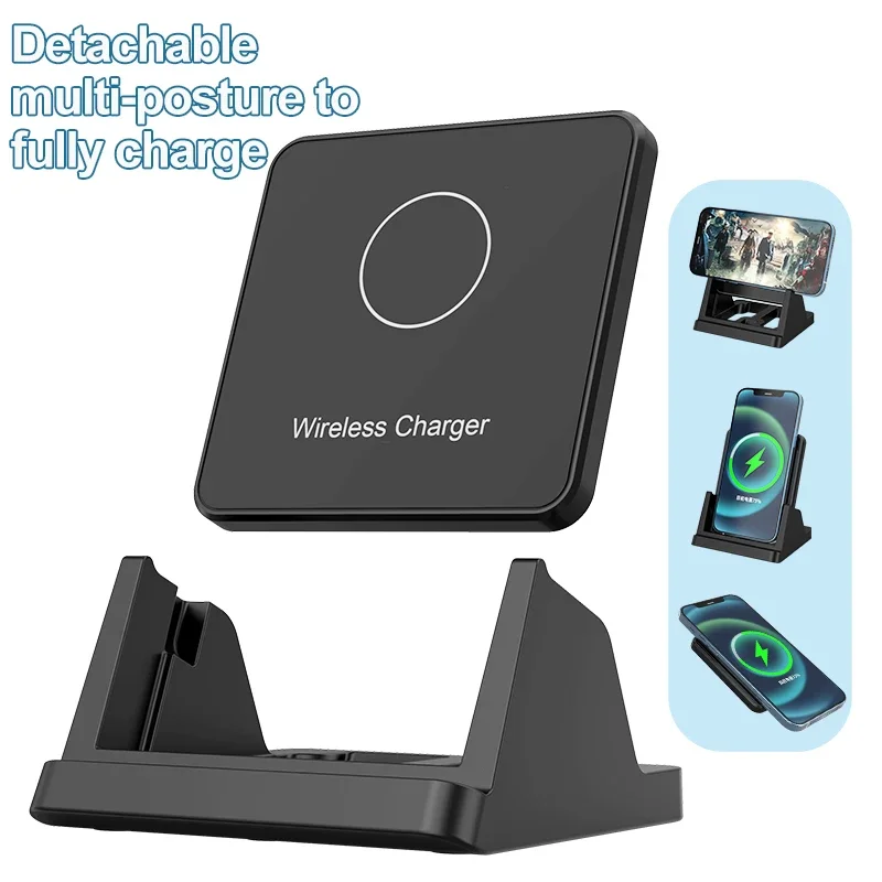 Wireless Charger Pad Stand Des - Micro Usb Cable ulasan dan harga