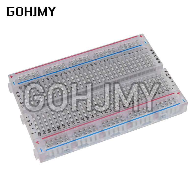 10pcs Transparent mini bread b - Breadboard 400 Point ulasan dan harga