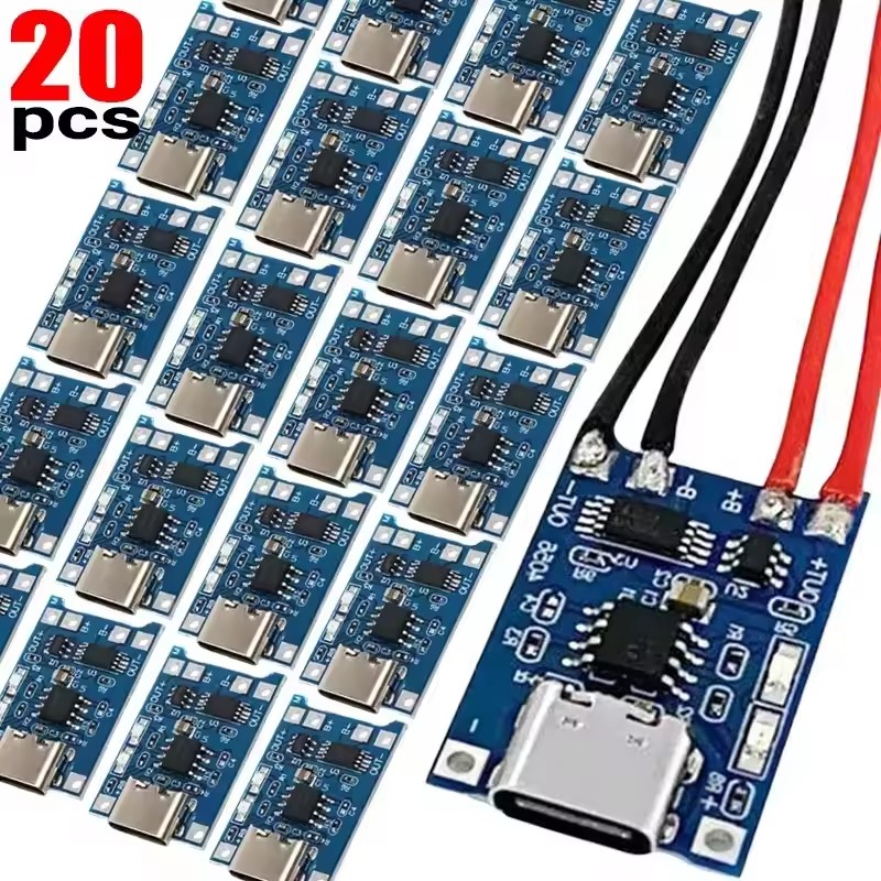 1-20Pcs Type-C/Micro/Mini USB  - Li Ion Charger Module ulasan dan harga