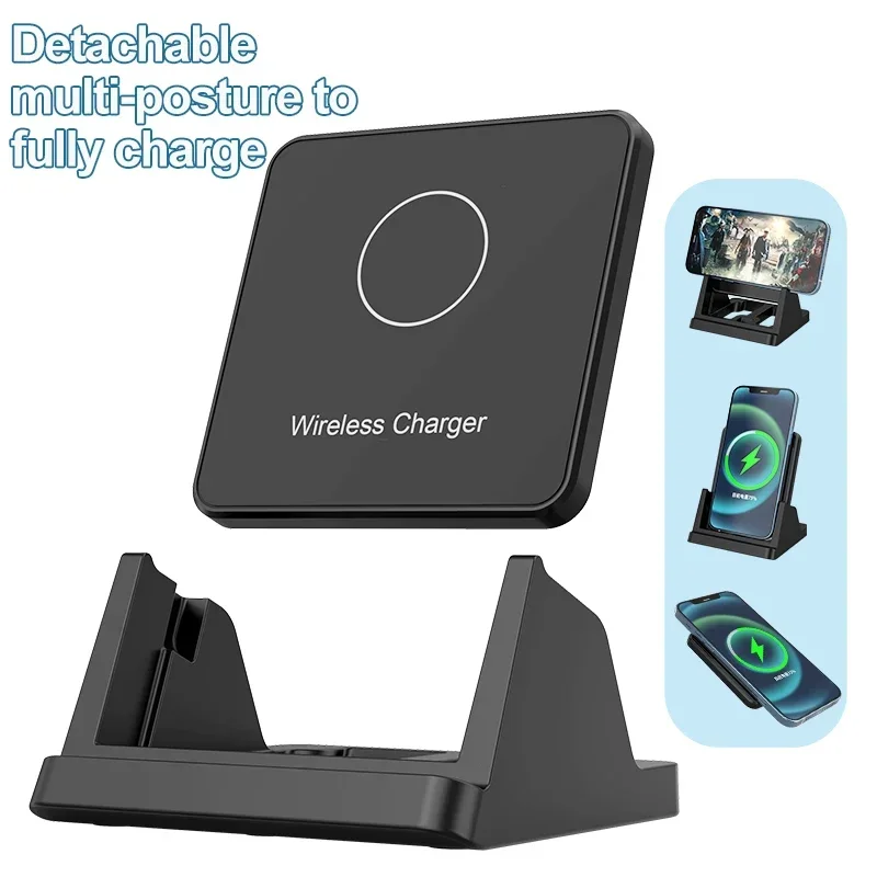 30W Wireless Charger Pad Stand - Micro Usb Cable ulasan dan harga