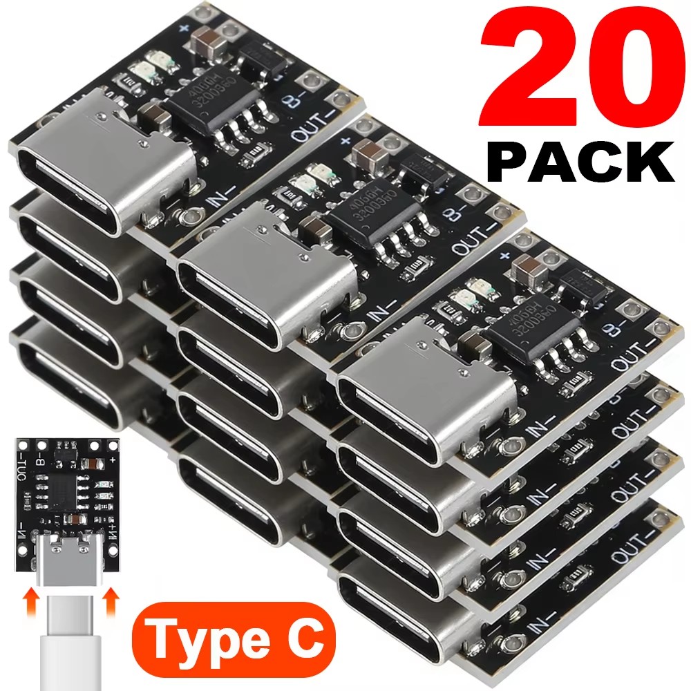 1-20Pcs TP4056 3.7V Lithium Ba - Usb C Cable ulasan dan harga