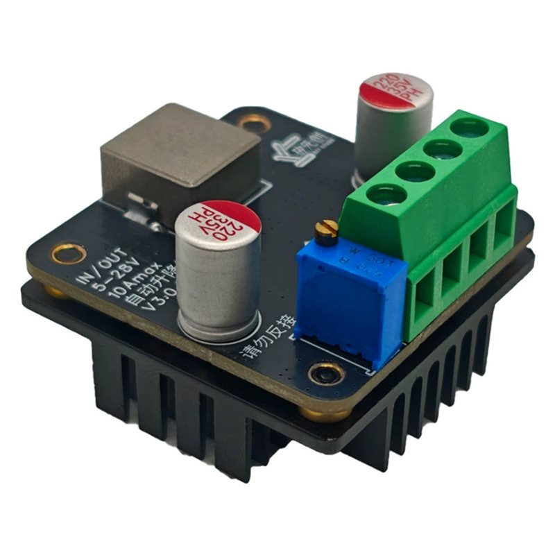 [B24B!】 10A DC-DC 5V-28V Buck- - Boost Converter ulasan dan harga