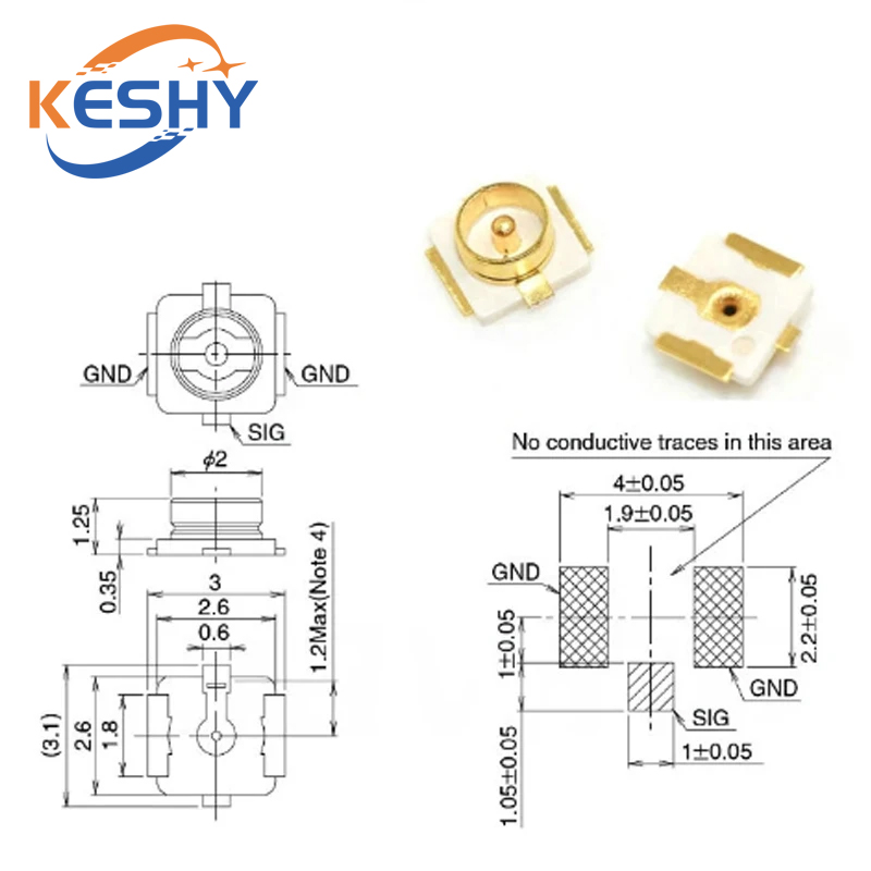 10PCS U.FL-R-SMT U.FL IPEX / I - Ipex Connector ulasan dan harga