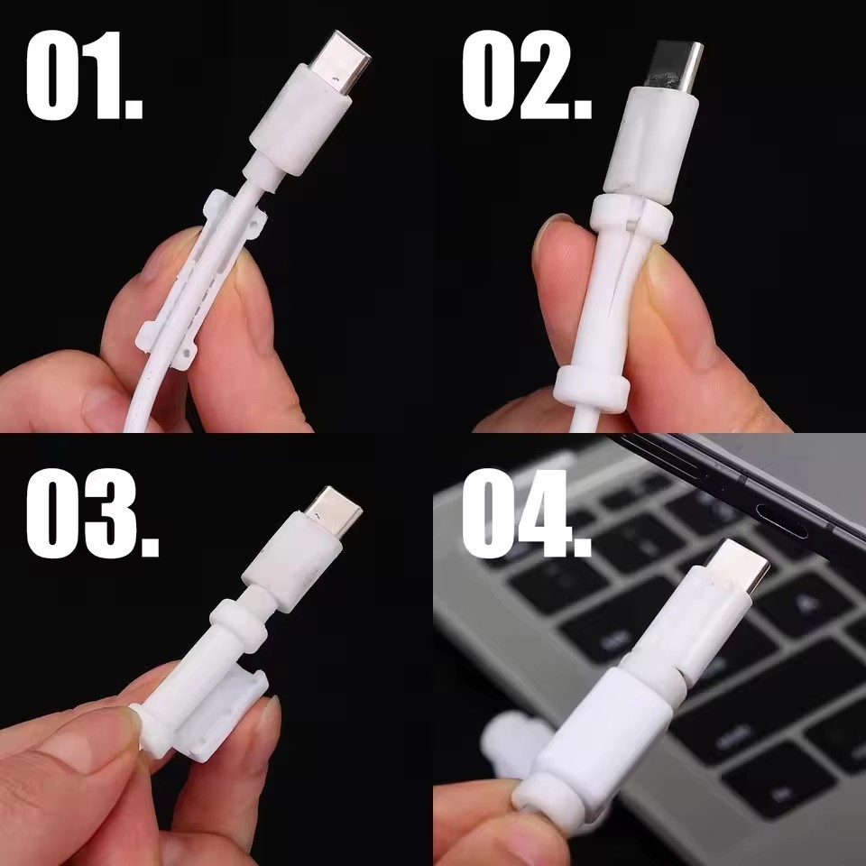 Anti Break Cable Protector Sof - Usb C Cable ulasan dan harga